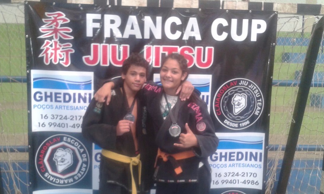 Irmãos francanos faturam medalha no Sul-americano de Jiu Jitsu, em São Paulo