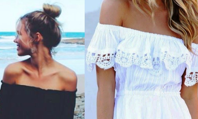 Ombros à mostra estão de volta para os looks elegantes e cheios de estilo