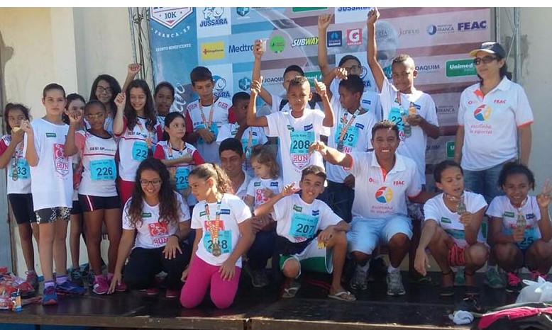 3ª São Joaquim Kids reúne centenas de crianças na manhã de hoje em Franca