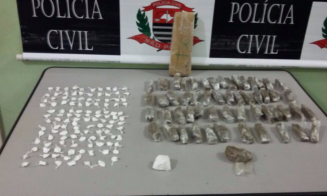 “Batoré” é preso com vários tijolos de maconha e mais de 100 pinos de cocaína