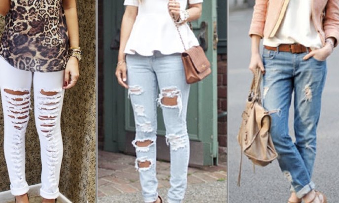 Calça Jeans Destroyed ajuda a criar um look diferente e super despojado