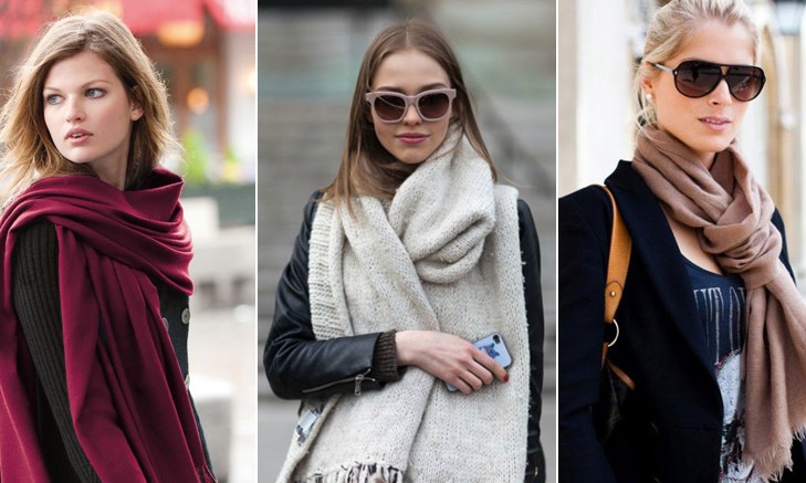 Cachecóis, pashminas e lenços podem ser o toque que faltava em seu look
