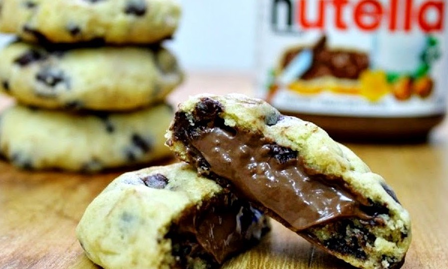 Cookie recheado de Nutella vai fazer sucesso com as crianças e adultos. Aprenda