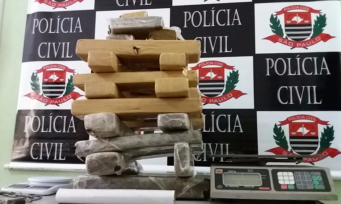 Desempregado de 33 anos é preso em flagrante com 15 quilos de drogas em Franca