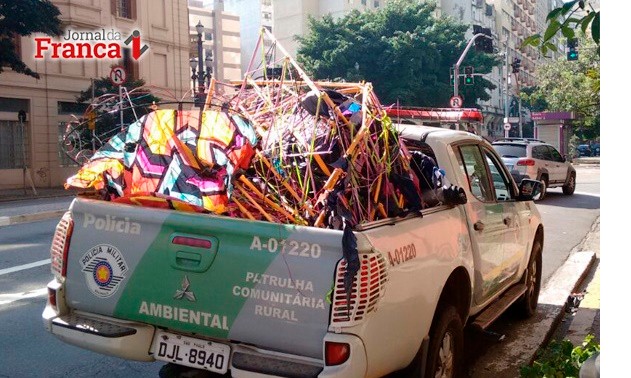 Polícia Ambiental renova o alerta para mês das festas juninas: soltar balão é crime