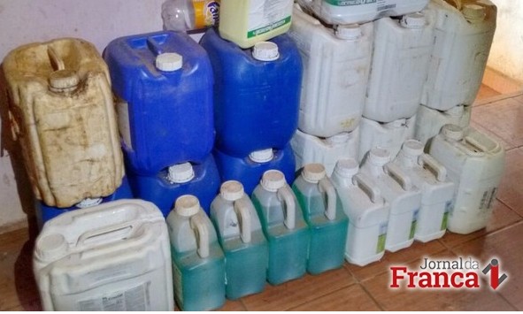 Agrotóxicos apreendidos em casa que era usada como depósito em Ipuã