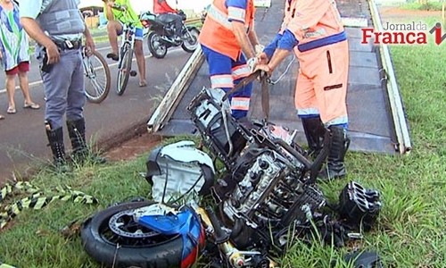 Motos mataram três das cinco vítimas de acidentes nas rodovias de Franca