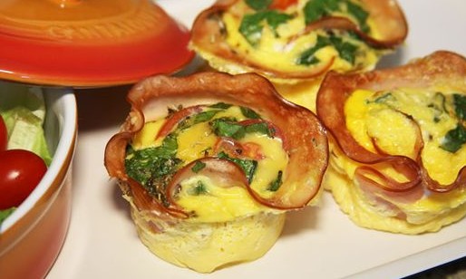 Trouxinhas de Omelete e Peito de Peru são saudáveis, fáceis e deliciosas