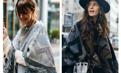 Ponchos são ótimos para criar looks quentinhos e cheios de estilo no frio