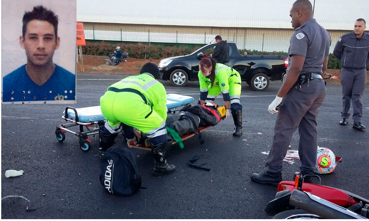 Motociclista morre após bater em caminhão que cortou a pista da Portinari