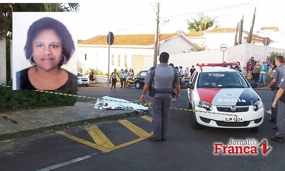 Mulher é assassinada na Rua Goiás, esquina com a Rua Espírito Santo, em Franca