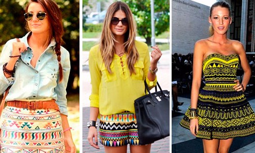 Estampas étnicas estão super em alta e formam looks inovadores