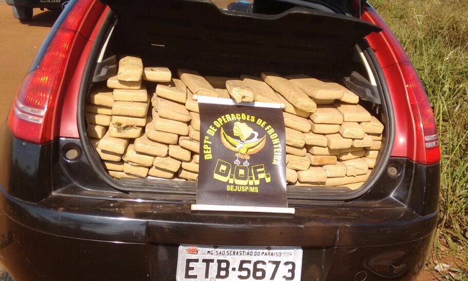 Francanos foram presos no Mato Grosso do Sul com mais de 500 quilos de droga