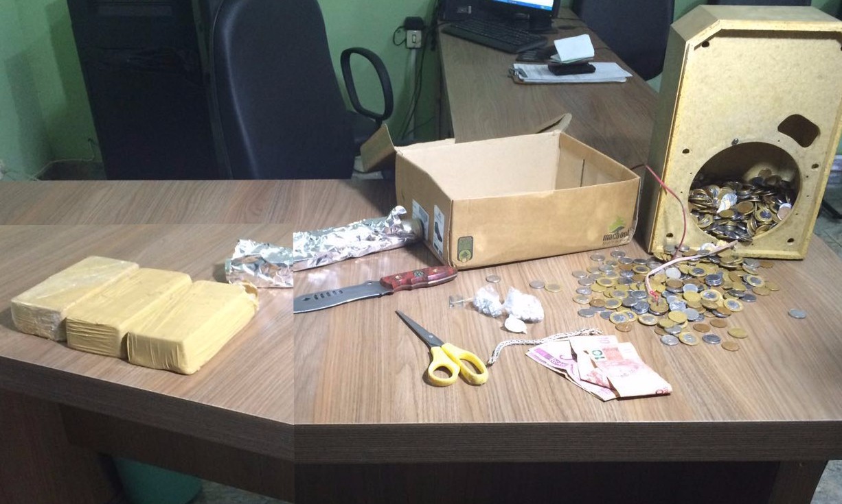 Polícia Militar aborda carro no Jardim Aeroporto com  três quilos de cocaína
