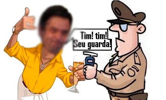 Vigilante bêbado para moto no meio da pista e acaba preso pela PM Rodoviária