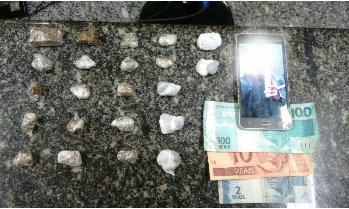 Traficante usava bar no Jardim Paraty para comercializar maconha