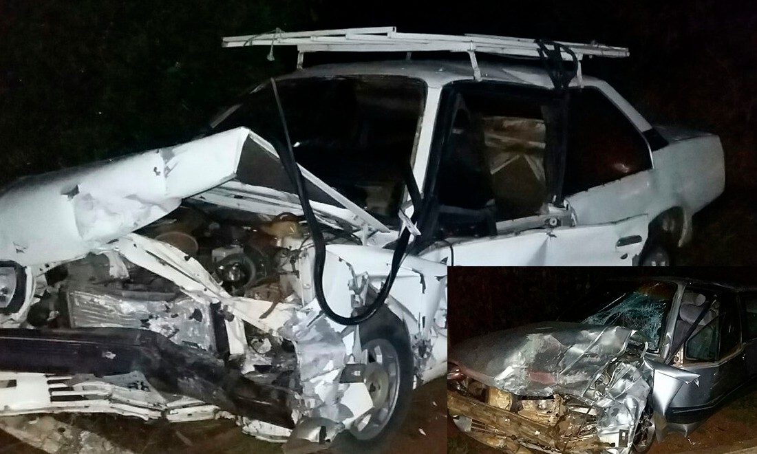 Colisão frontal na Nelson Nogueira quase termina em tragédia