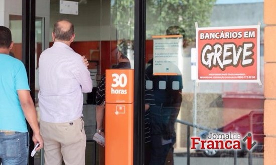 Franca e região entram nova semana com ao menos 47 bancos fechados pela greve