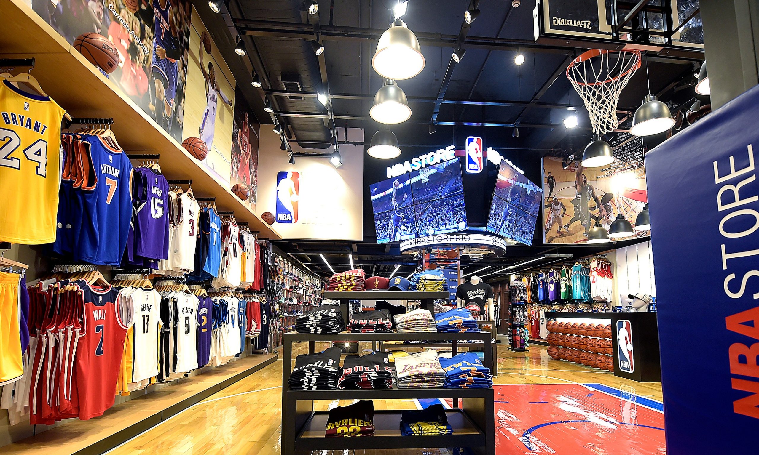 Nesta sexta-feira, 30 de setembro, NBA inaugura loja física no Rio de Janeiro