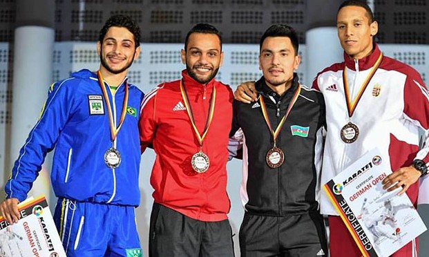 Atleta da região é prata na etapa da Alemanha na Premier League de karatê