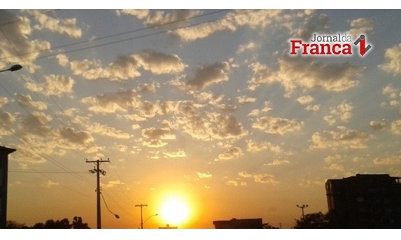 Franca tem sábado de sol e 31 graus, mas domingo tem chuva de até 22 mm