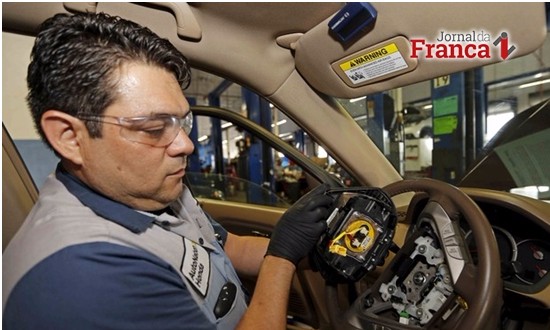 Números de recall crescem: air bag e freios no topo dos defeitos em veículos
