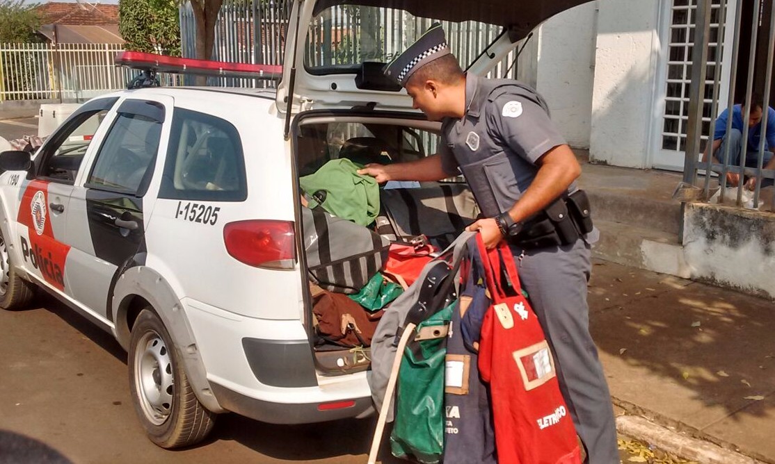 Polícia Militar localiza mais de 30 malotes de diversas agências bancárias