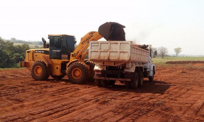 Estão a todo vapor as obras de construção da ETE de São Joaquim da Barra