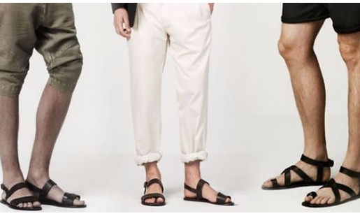 Com as temperaturas lá no alto, sandálias masculinas chegam com tudo