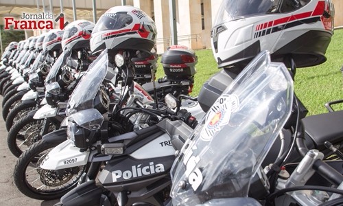 ​Ribeirão Preto e Franca recebem 42 novas motos para a Polícia Militar