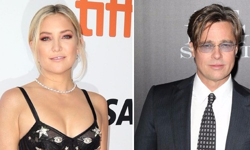Boatos apontam que Kate Hudson e Brad Pitt formam o mais novo casal de Hollywood