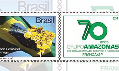 Correios lançam Selo e
carimbo para registrar os
70 anos da Amazonas