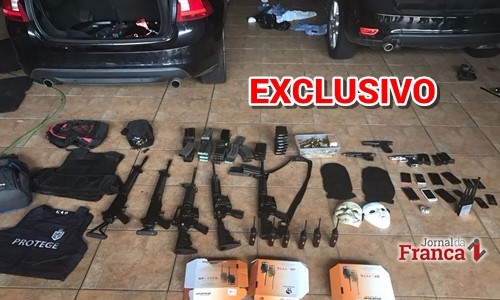 Polícia Militar frustra ataque a empresa de valores e prende quadrilha em RP