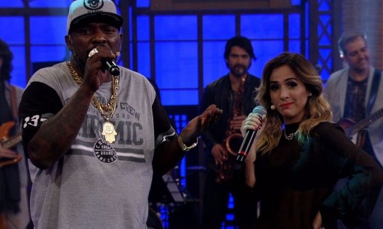 Mr. Catra participa de programa de Tatá Werneck e emociona a artista