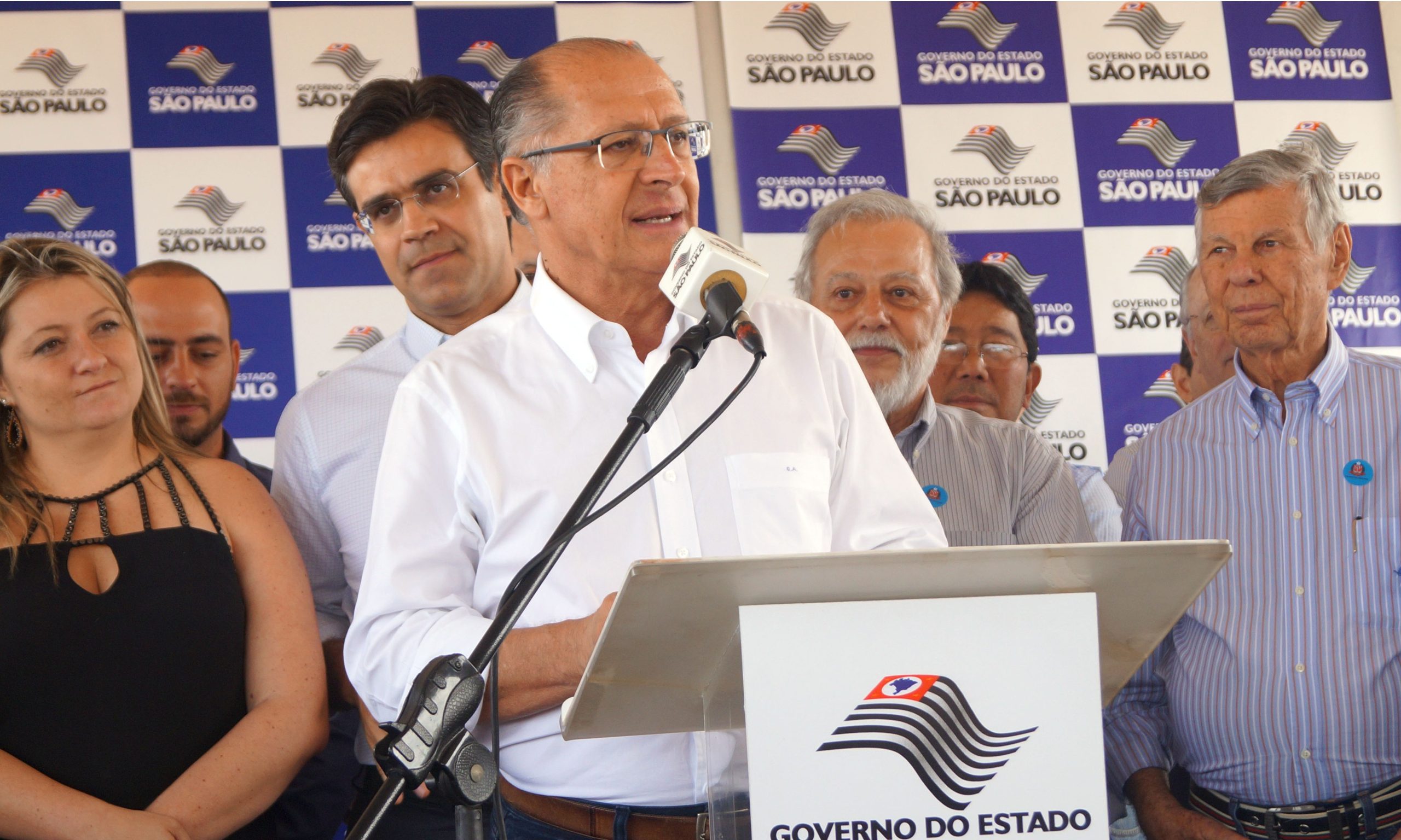 Alckmin inaugura trecho da Rodovia Cândido Portinari perto de Cristais Paulista