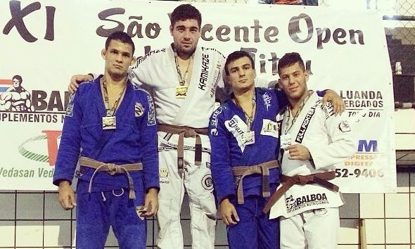 Lutador francano fatura o título do disputado Open São Vicente de Jiu Jitsu