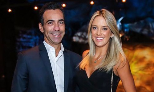César Tralli presenteia a ex, Ticiane Pinheiro, com quadro no valor de R$ 9,9 mil