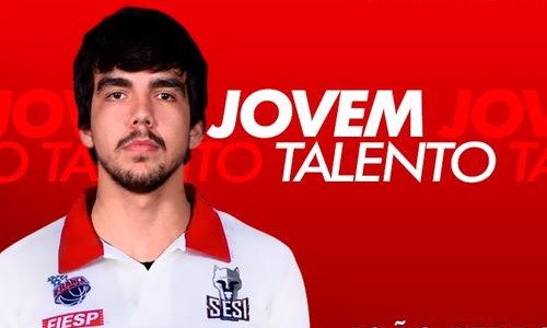 Sesi Franca Basquete renova contrato com o jovem pivô João Pedro Demétrio