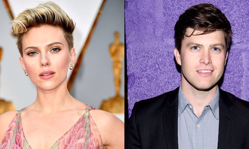 Scarlett Johansson reata namoro com comediante do programa ‘Saturday Night Live’