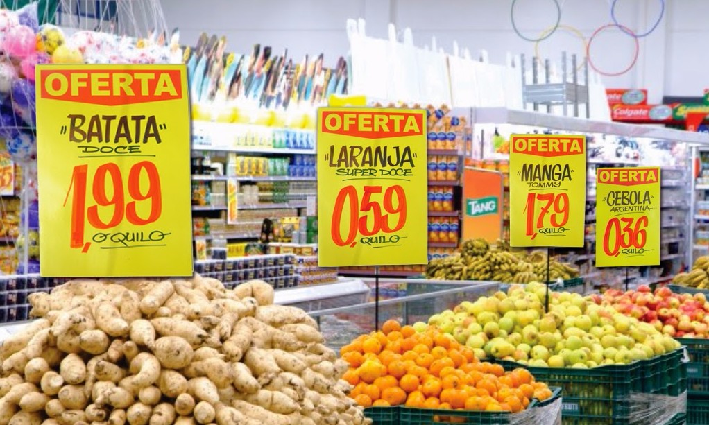 Mesmo que bem pouco, preços em supermercados caem em junho