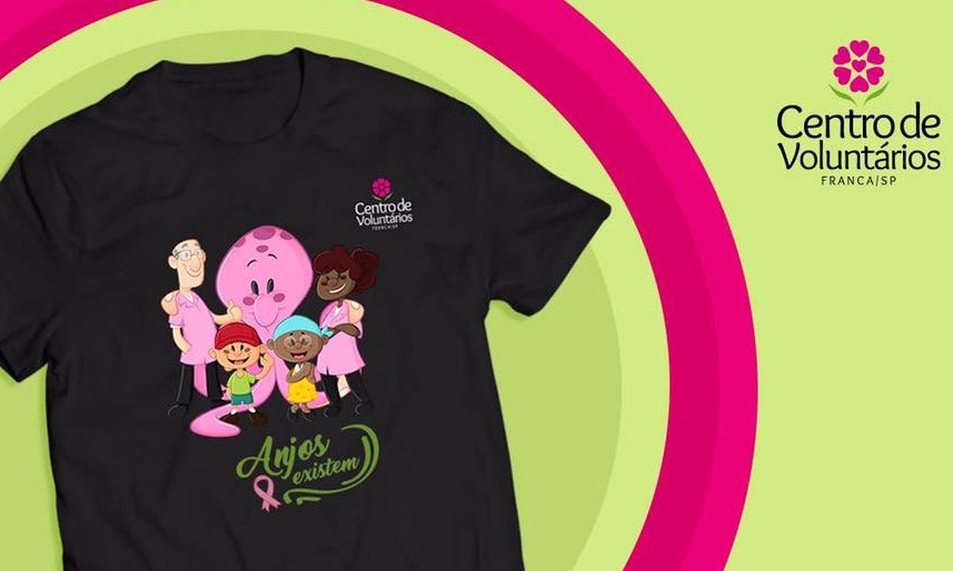 Centro de Voluntários da Saúde de Franca vende camisetas beneficentes
