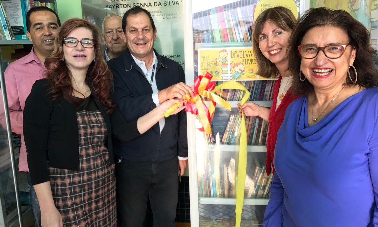 Inaugurada a 4ª unidade do Roda Livro, desta feita no Terminal de Ônibus