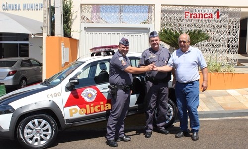 Rifaina, cidade mais segura da região, recebe viatura nova para a Polícia Militar