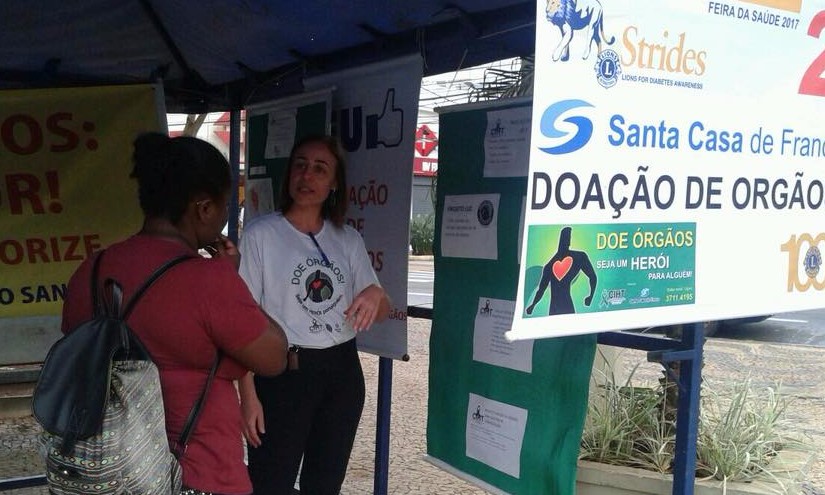 Santa Casa e Lions fazem evento de incentivo para elevar doação de órgãos