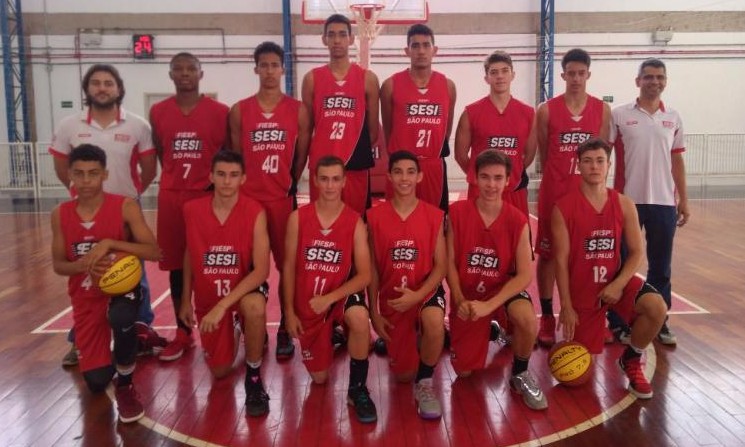 Sub-15 do Sesi Franca Basquete ganha título de campeão do Estado de SP