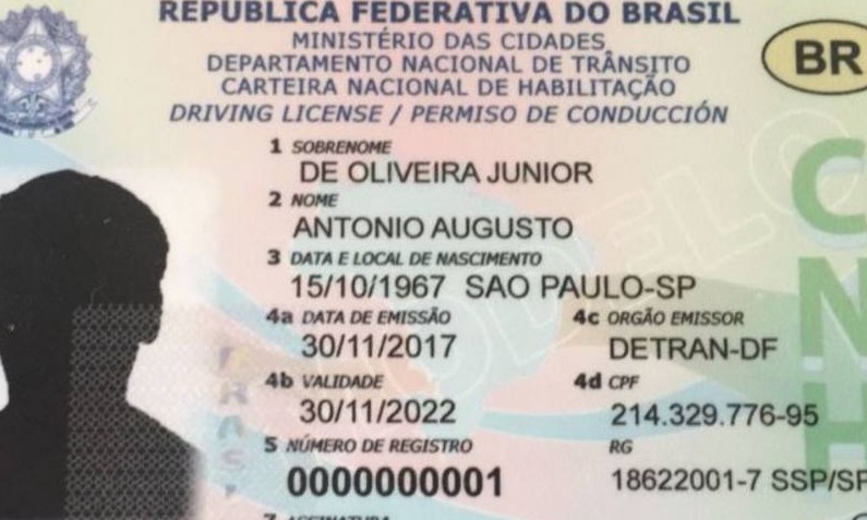 Nova CNH terá chip com dados e será utilizada a partir de 2019