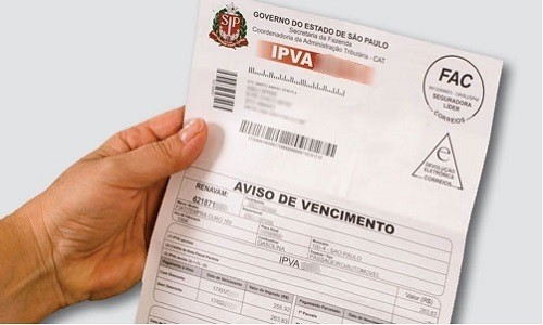 Notificação de vencimento de IPVA não virá mais por carta em 2018