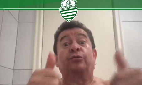 Solimões se torna garoto-propaganda da Francana e chama torcida para Lanchão