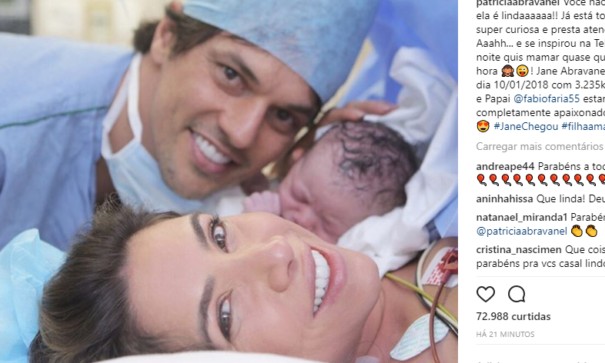 Herdeira de Silvio Santos, Patrícia Abravanel mostra a filha Jane pela primeira vez
