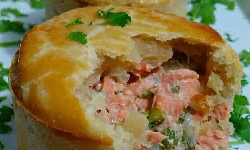 Empadinha de salmão traz inovação e refinamento a qualquer tipo de evento